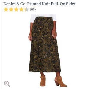 Pull-On Skirt XL olive